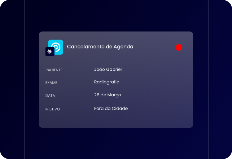 cancelamento de agenda